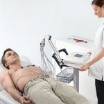 A patient undergoes an ECG