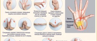 Exercises for hand joints